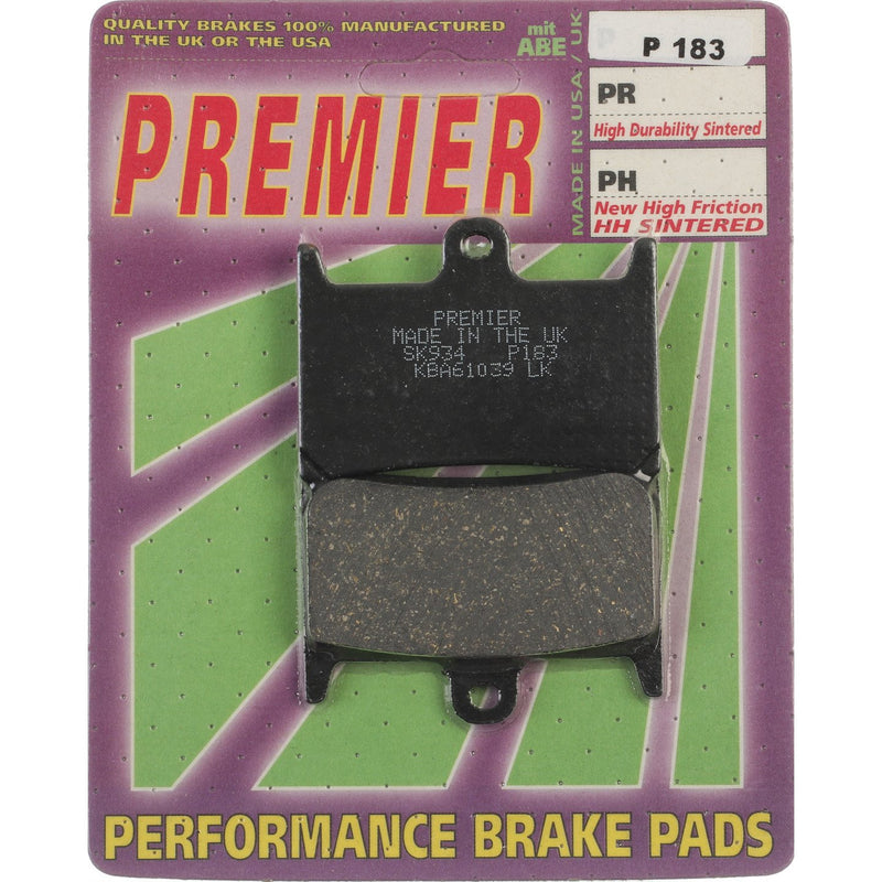 PREMIER BRAKE PADS FZR250R (89-) F