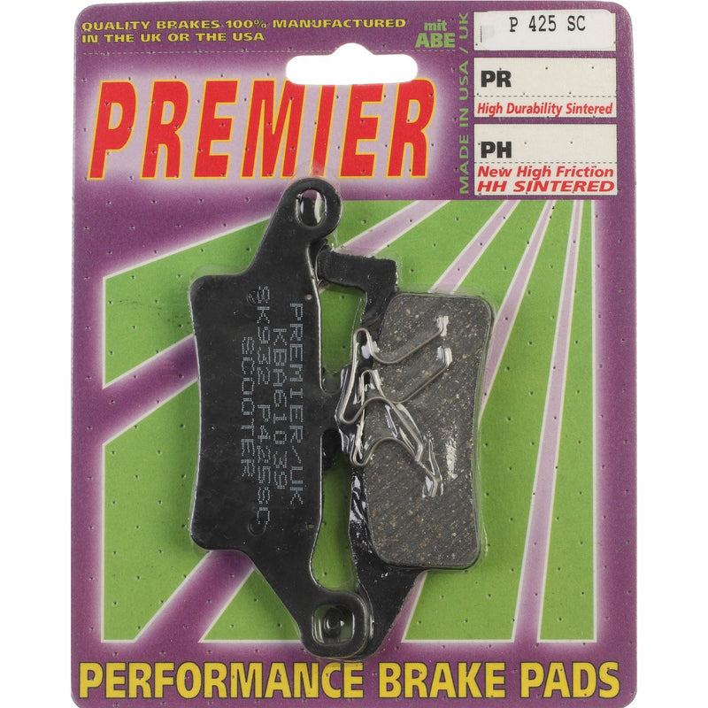 PREMIER BRAKE PADS YAM YW125 (BeeWee) Fnt