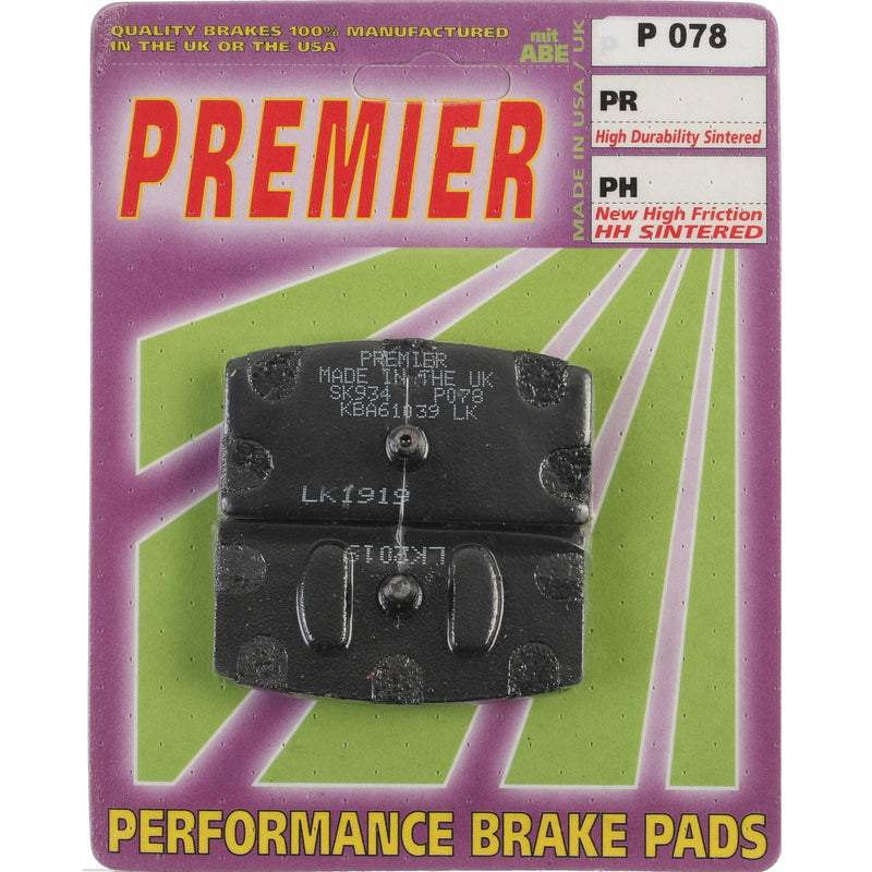 PREMIER BRAKE PADS