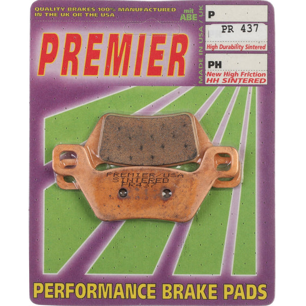 PREMIER BRAKE PADS FULL SINTERED MOTO X KYMCO ATV Rr