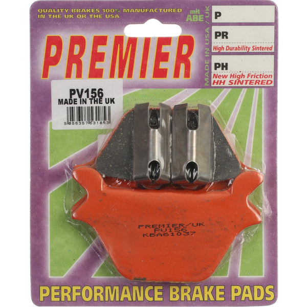 PREMIER BRAKE PADS SEMI SINTERED STREET