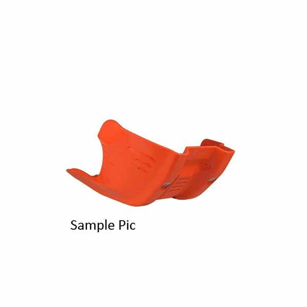 Rtech Engine Guard Plastic Husqvarna FC450 19-20 KTM 450SXF 450XCF Orange