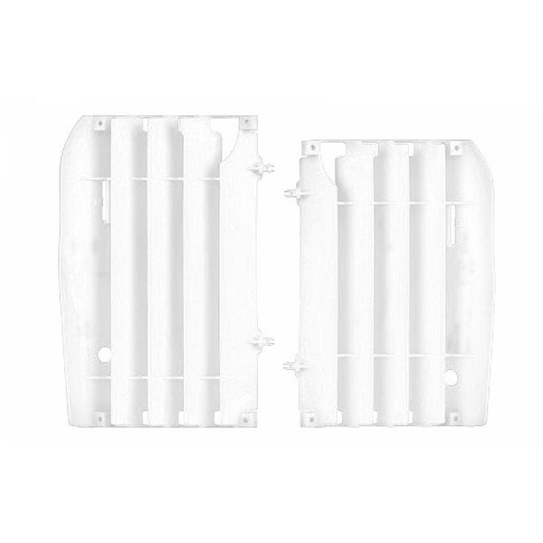 RADIATOR LOUVERS HON CRF450R 13-14 WHT