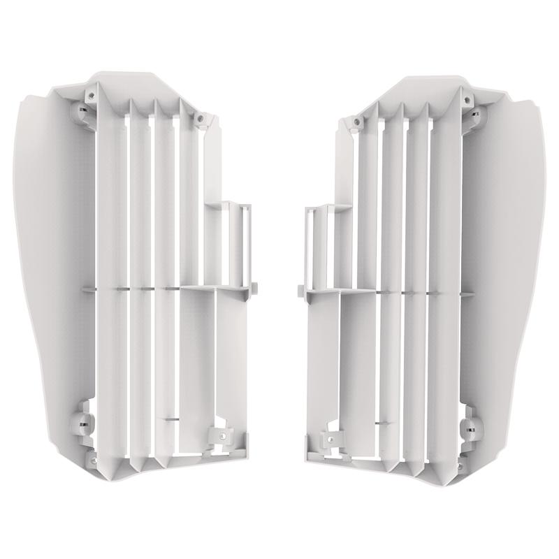 RADIATOR LOUVERS YAM YZ450F 18- WHT