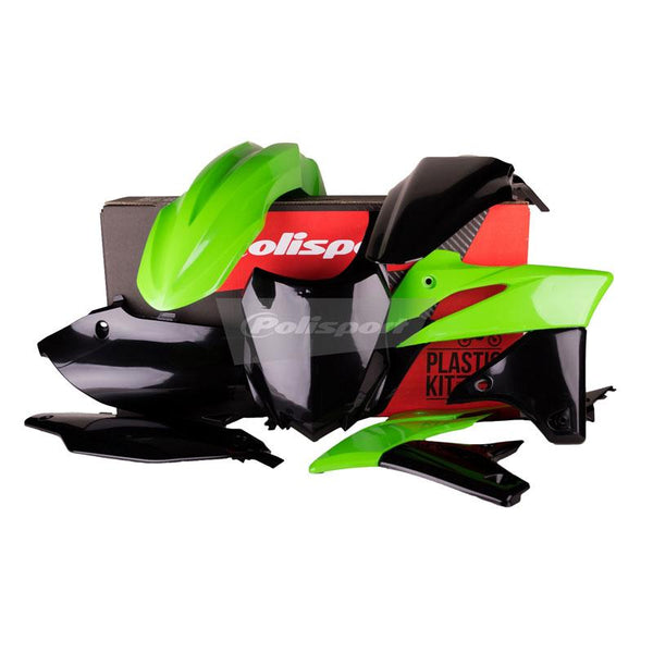 POLISPORT KIT KAW KX250F (13-) 2013 05GRN/BLK