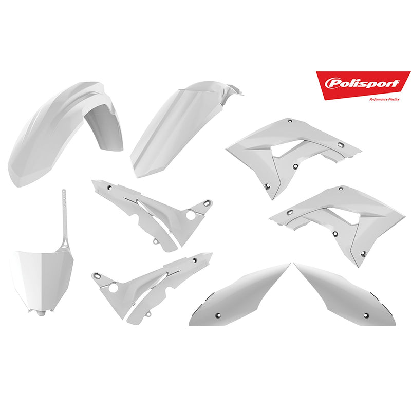 POLISPORT MX Plastics Restyling KIT HON CR125/250 02-07 - WHT