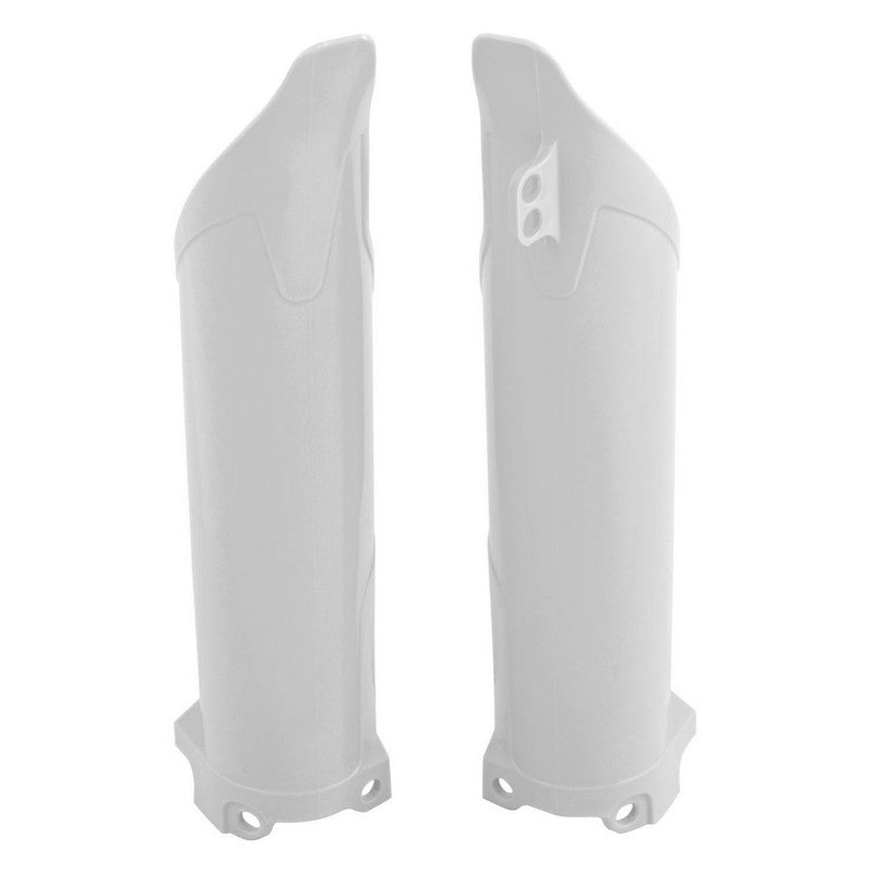 Rtech Fork Protectors - Guards Kx250F 09-16 Kx450F 09-15 White