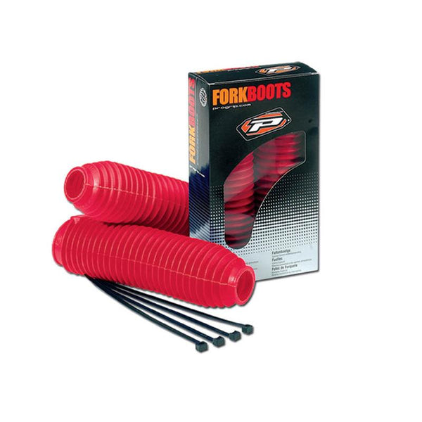 Progrip Short Fork Boots Red 37mm DIAx48mmDIAx275mm Long