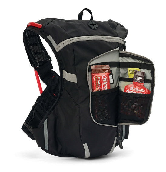 USWE Raw 4 Hydration Pack - Black/Grey