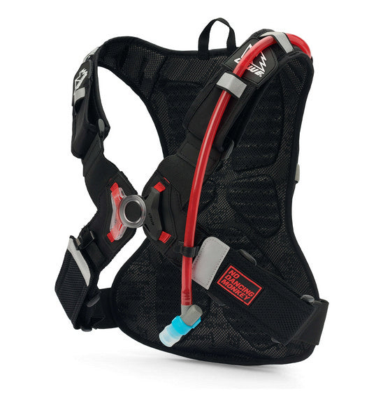 USWE Raw 4 Hydration Pack - Black/Grey