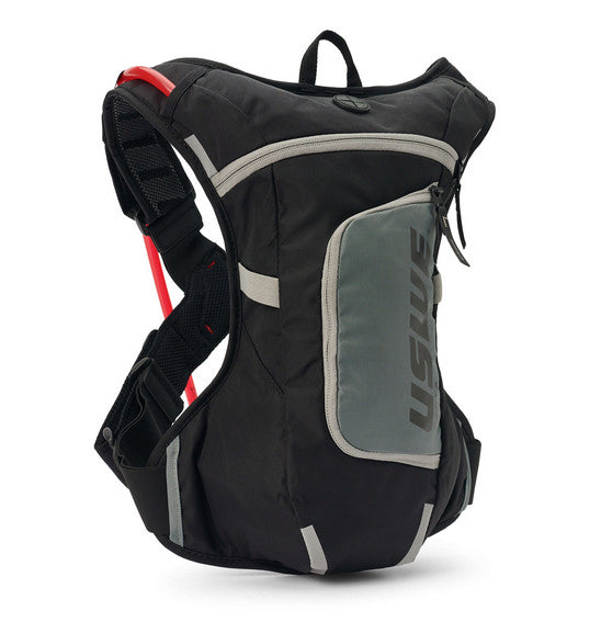 USWE Raw 4 Hydration Pack - Black/Grey