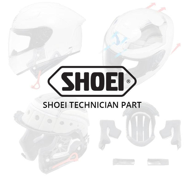 SHOEI VFX-W TAIL FIN WHT