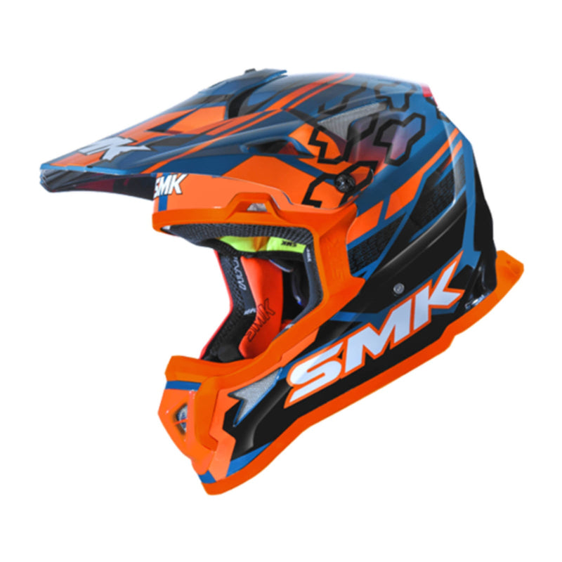 SMK Allterra Tribou Blu Org Helmet 2XL 63cm 64cm