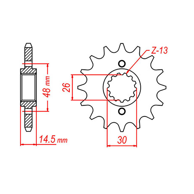 SPKT FRONT OE STEEL 339 18T