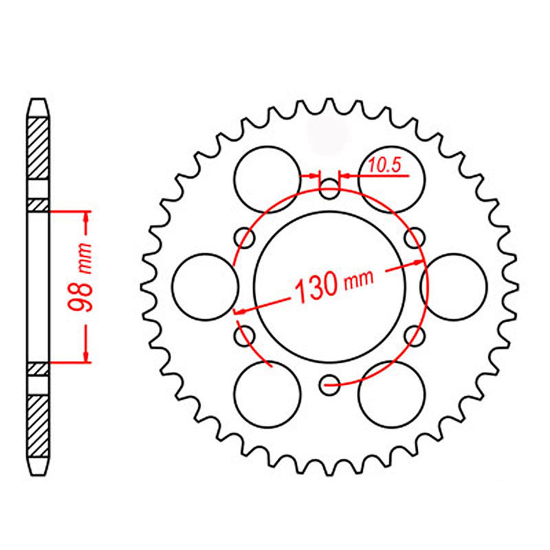 SPKT REAR OE STEEL 483 35T