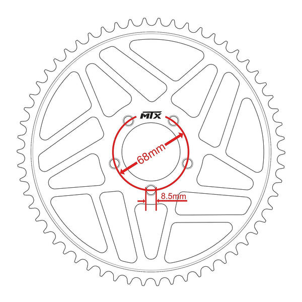 MTX 798 Steel Rear Sprocket #420 (420 Conversion) (47T)