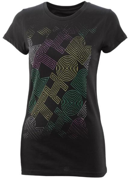 Thor Tee T Shirt Wmn Mazed Blk M Womans Black Medium