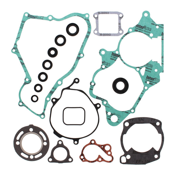 VERTEX COMPLETE GASKET SET W/ OIL SEALS HON CR80R 86-91