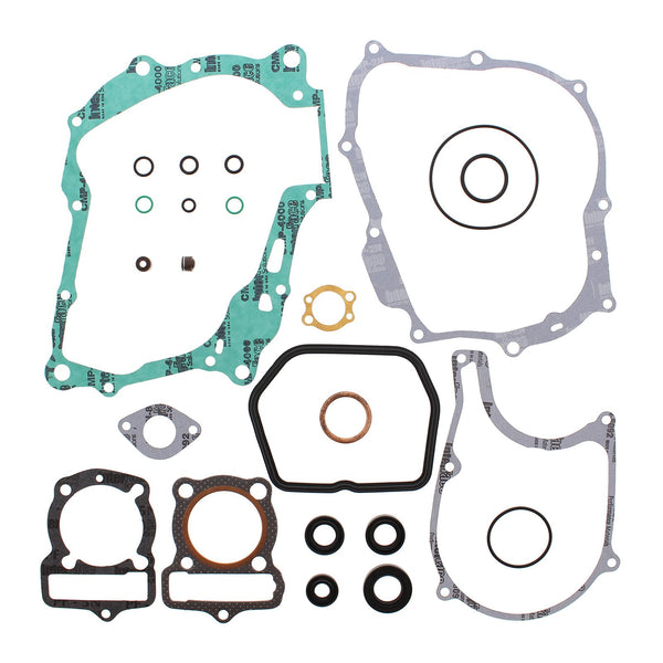 VERTEX COMPLETE GASKET SET W/ OIL SEALS HON XR100R 85-91