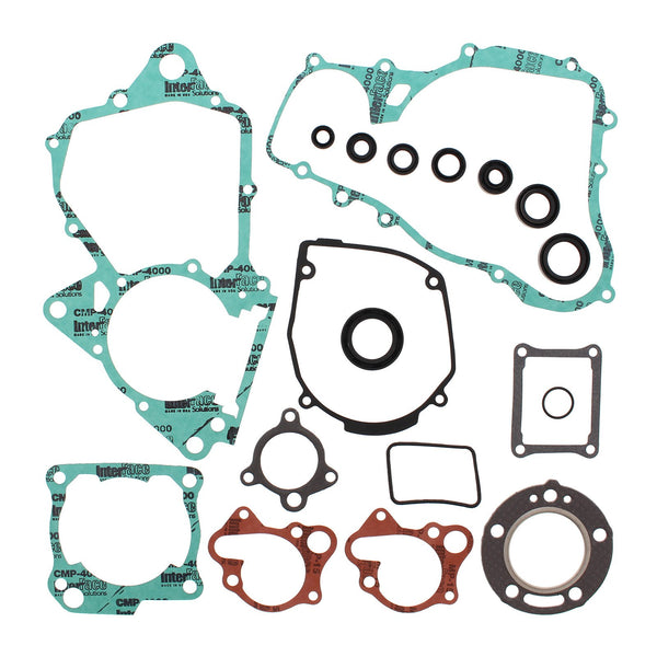 VERTEX COMPLETE GASKET SET W/ OIL SEALS HON CR125R 86