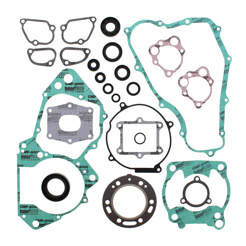 VERTEX COMPLETE GASKET SET W/ OIL SEALS HON CR250R 86