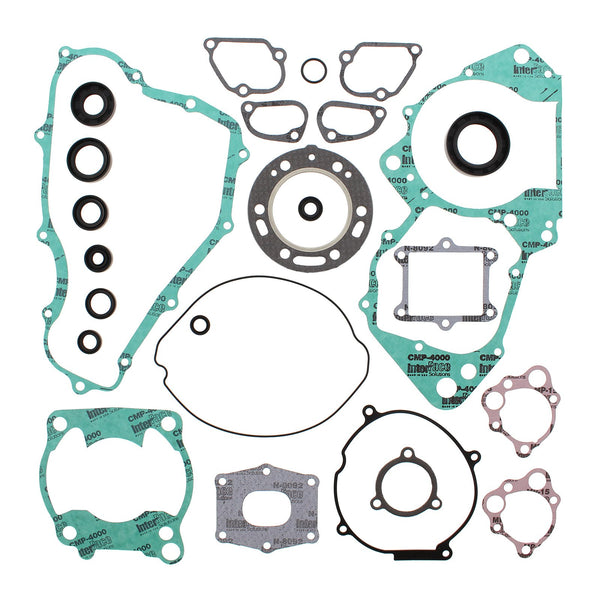 VERTEX COMPLETE GASKET SET W/ OIL SEALS HON CR250R 87