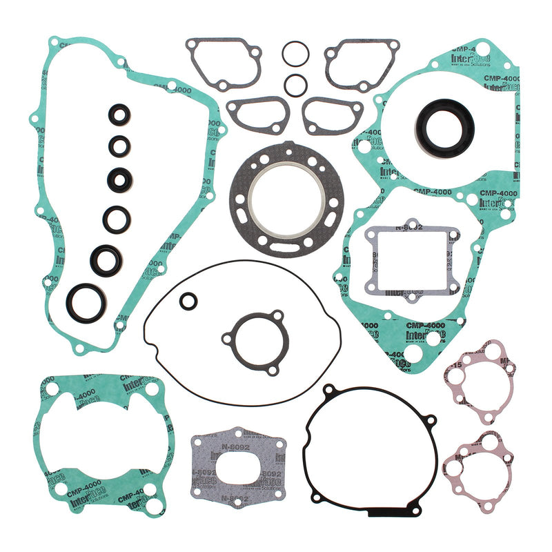 VERTEX COMPLETE GASKET SET W/ OIL SEALS HON CR250R 88