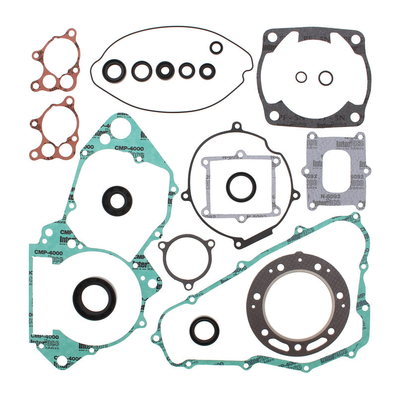 VERTEX COMPLETE GASKET SET W/ OIL SEALS HON CR500R 85-88