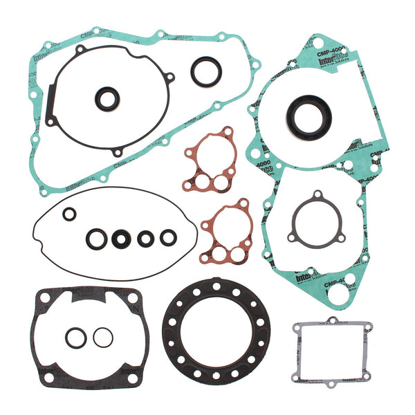 VERTEX COMPLETE GASKET SET W/ OIL SEALS HON CR500R 89-01