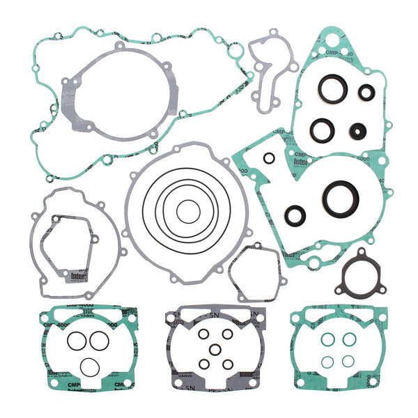 VERTEX COMPLETE GASKET SET W/ OIL SEALS KTM EXC 360 96-97