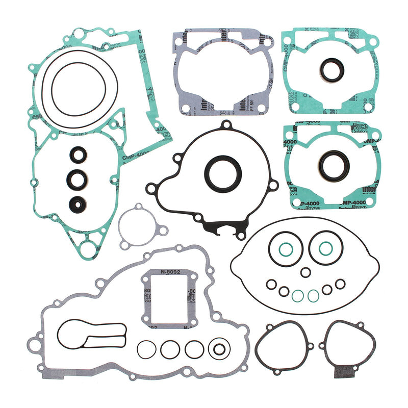 VERTEX COMPLETE GASKET SET W/ OIL SEALS KTM 250 EXC 08-16