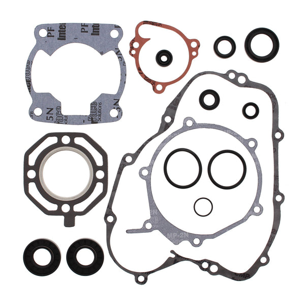 VERTEX COMPLETE GASKET SET W/ OIL SEALS KAW KX80 88-89