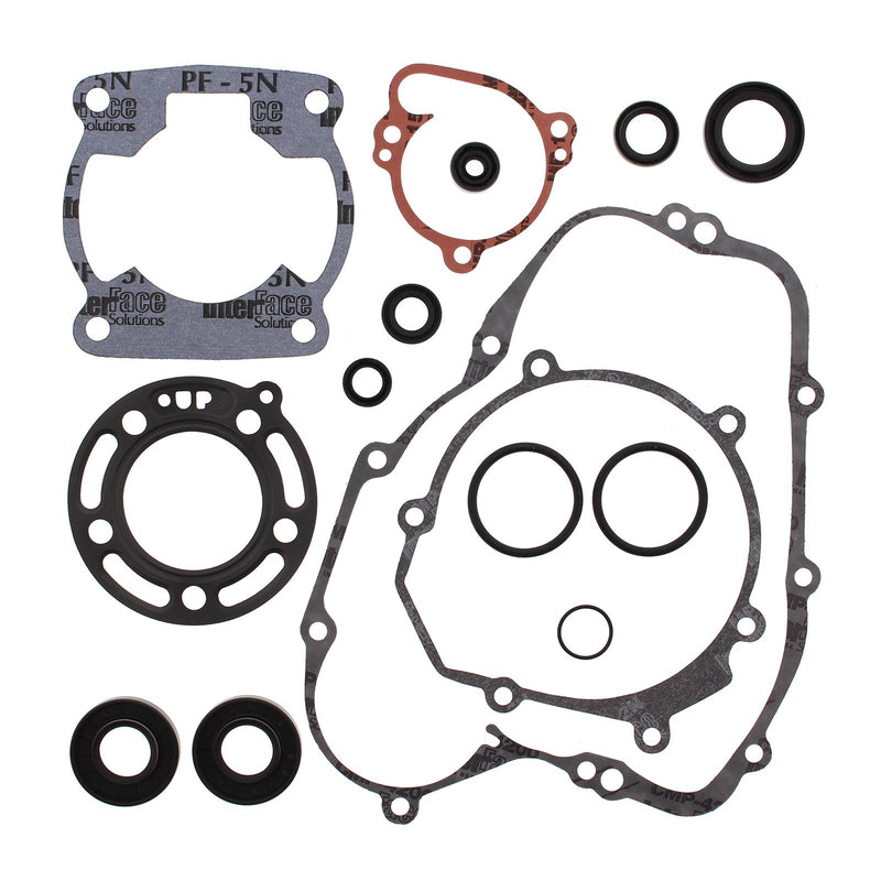 VERTEX COMPLETE GASKET SET W/ OIL SEALS KAW KX80 91-97