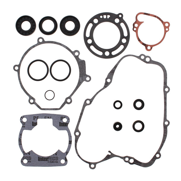 VERTEX COMPLETE GASKET SET W/ OIL SEALS KAW KX100 95-97