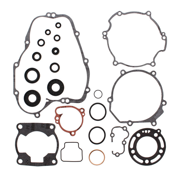 VERTEX COMPLETE GASKET SET W/ OIL SEALS KAW KX80 98-00