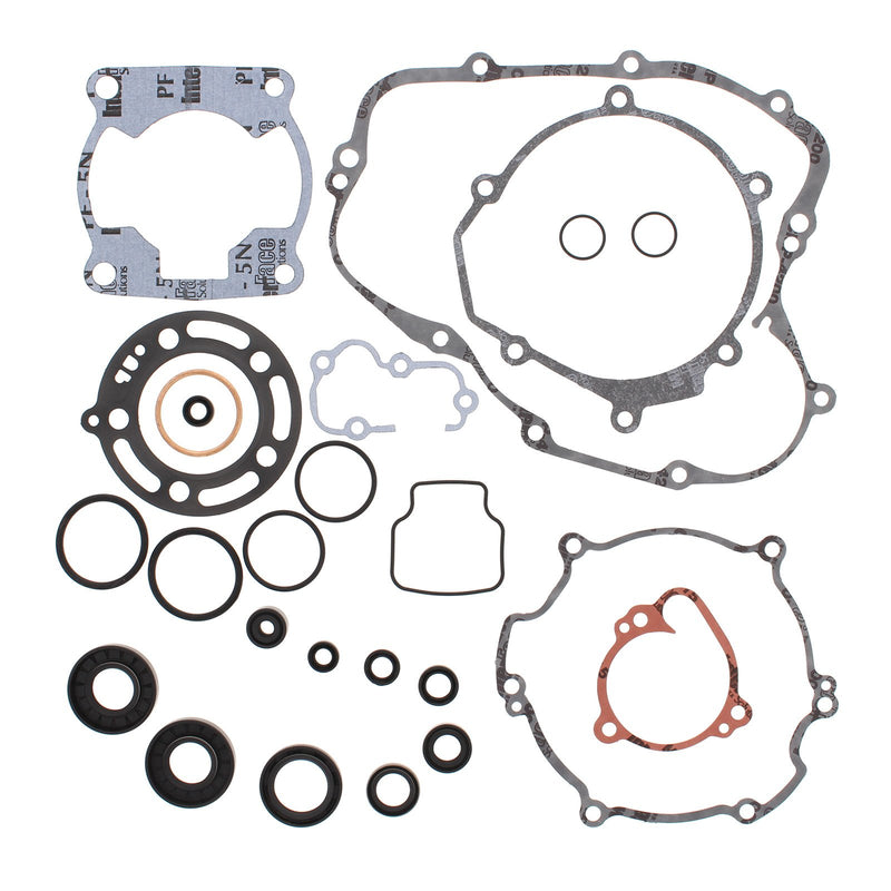 VERTEX COMPLETE GASKET SET W/ OIL SEALS KAW KX100 98-05