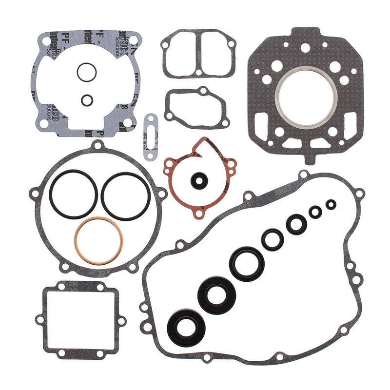 VERTEX COMPLETE GASKET SET W/ OIL SEALS KAW KX125 85-86