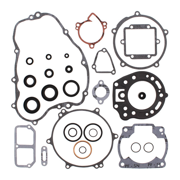 VERTEX COMPLETE GASKET SET W/ OIL SEALS KAW KDX200 89-94