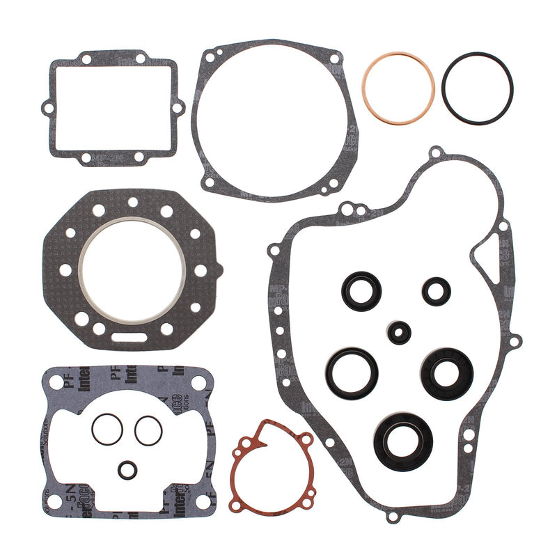 VERTEX COMPLETE GASKET SET W/ OIL SEALS KAW KX250 83-84