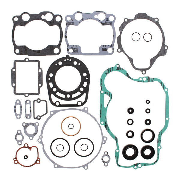 VERTEX COMPLETE GASKET SET W/ OIL SEALS KAW KX250 92