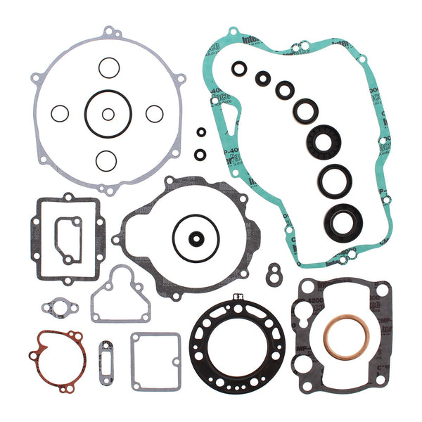 VERTEX COMPLETE GASKET SET W/ OIL SEALS KAW KX250 04