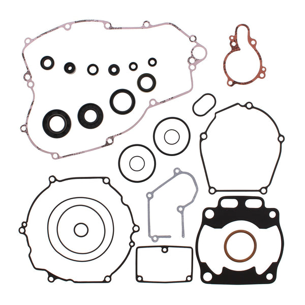 VERTEX COMPLETE GASKET SET W/ OIL SEALS KAW KX250 05-07