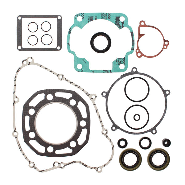 VERTEX COMPLETE GASKET SET W/ OIL SEALS KAW KX500 85