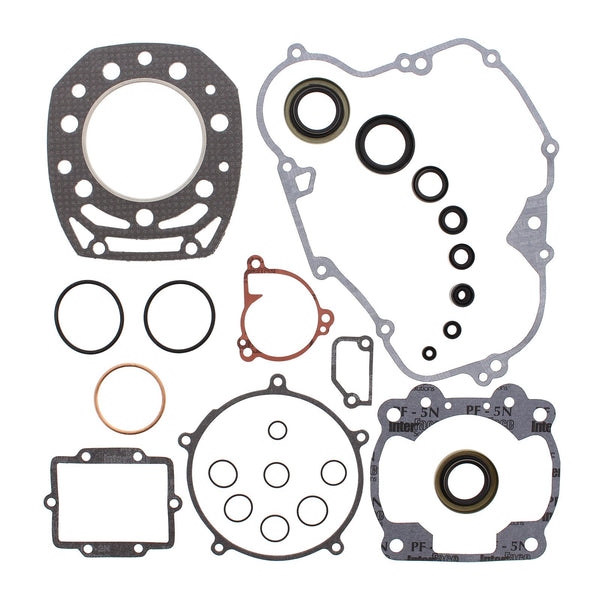 VERTEX COMPLETE GASKET SET W/ OIL SEALS KAW KX500 86-87