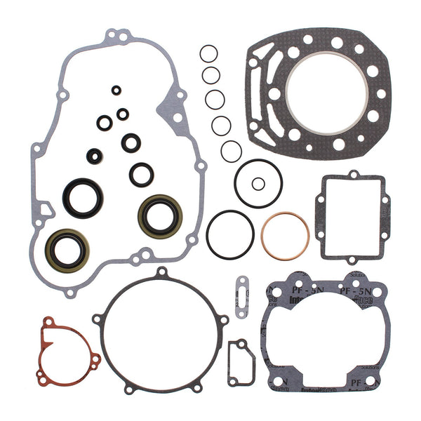 VERTEX COMPLETE GASKET SET W/ OIL SEALS KAW KX500 88