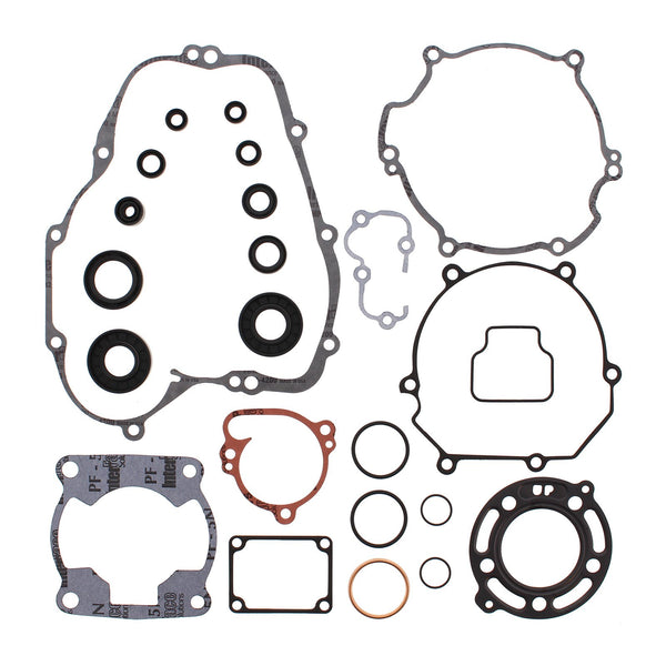 VERTEX COMPLETE GASKET SET W/ OIL SEALS KAW KX85 14-17