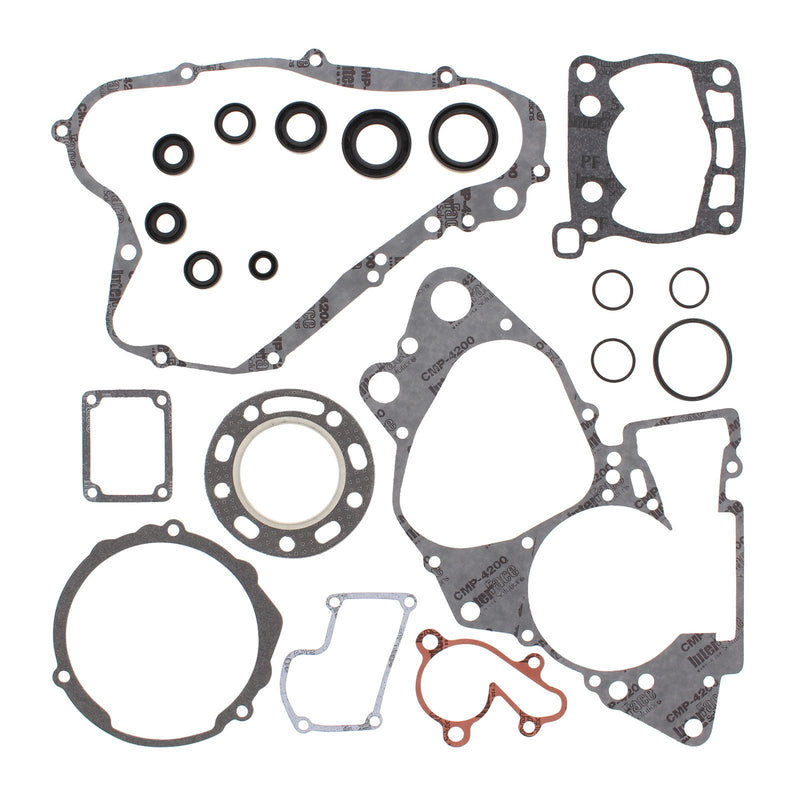 VERTEX COMPLETE GASKET SET W/ OIL SEALS SUZ RM125 89