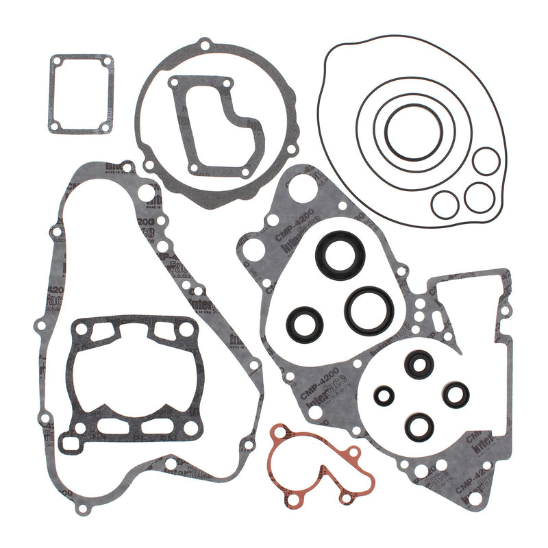 VERTEX COMPLETE GASKET SET W/ OIL SEALS SUZ RM125 90