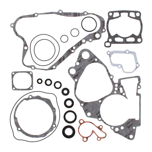 VERTEX COMPLETE GASKET SET W/ OIL SEALS SUZ RM125 91