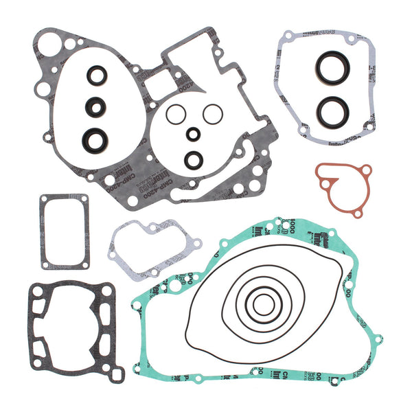 VERTEX COMPLETE GASKET SET W/ OIL SEALS SUZ RM125 01-03